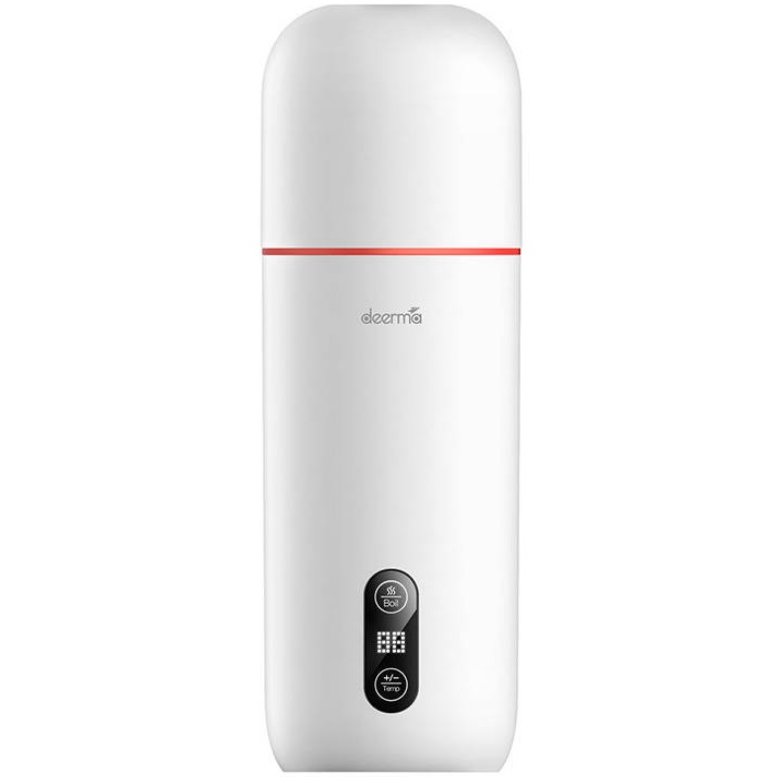 Termos Electric cu Functie de Incalzire DR035S Capacitate 350ML 300W  Alb