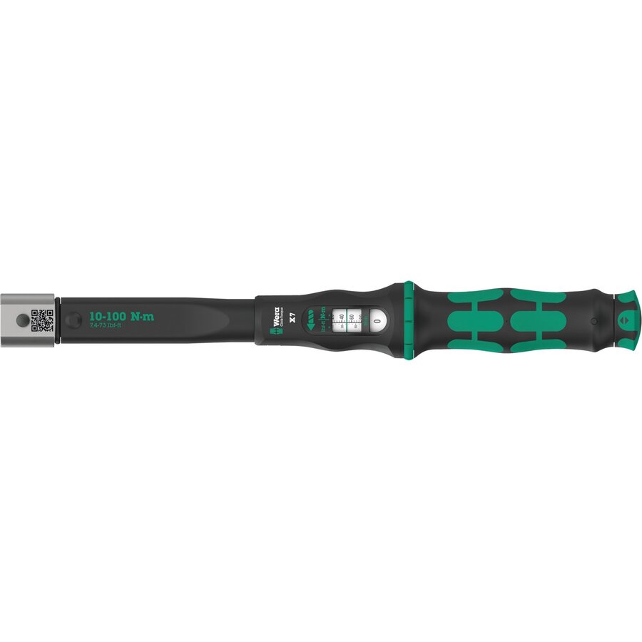 torque wrench for insert tools Click-Torque X 7 (black/green, with square insert 14x18mm)