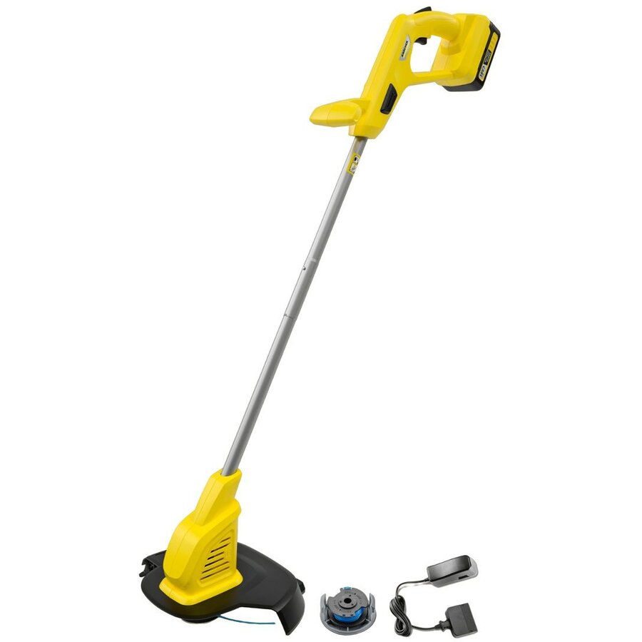 Trimmer de Tuns Iarba / Gazon LTR 18-25 Battery Set 25CM cu Acumulator 18V 2.5Ah si Incarcator Galben/Negru