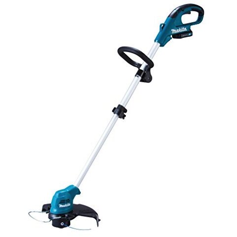 Trimmer pentru Tuns Iarba UR100DSME cu 2 Acumulatori 4.0Ah 12V Incarcator Gri/Albastru