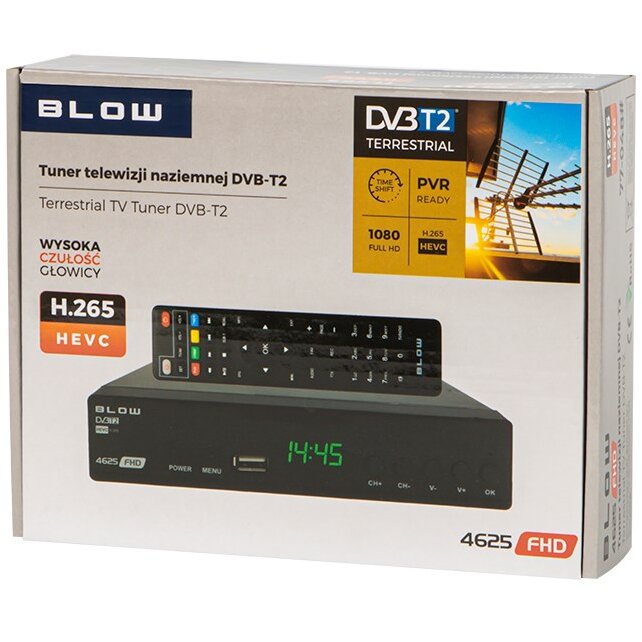Tuner TV 4625 FHD DVB-T2 / H.265 / H.265 Negru