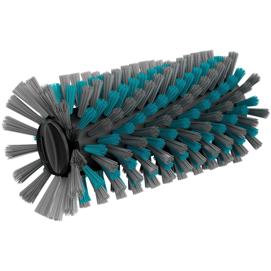 Universal roller brush, for cordless multi-cleaner AquaBrush, washing brush (grey/turquoise, for insensitive surfaces)
