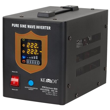 UPS pentru centrale termice Sinus Pur 800VA/500W 12V Negru