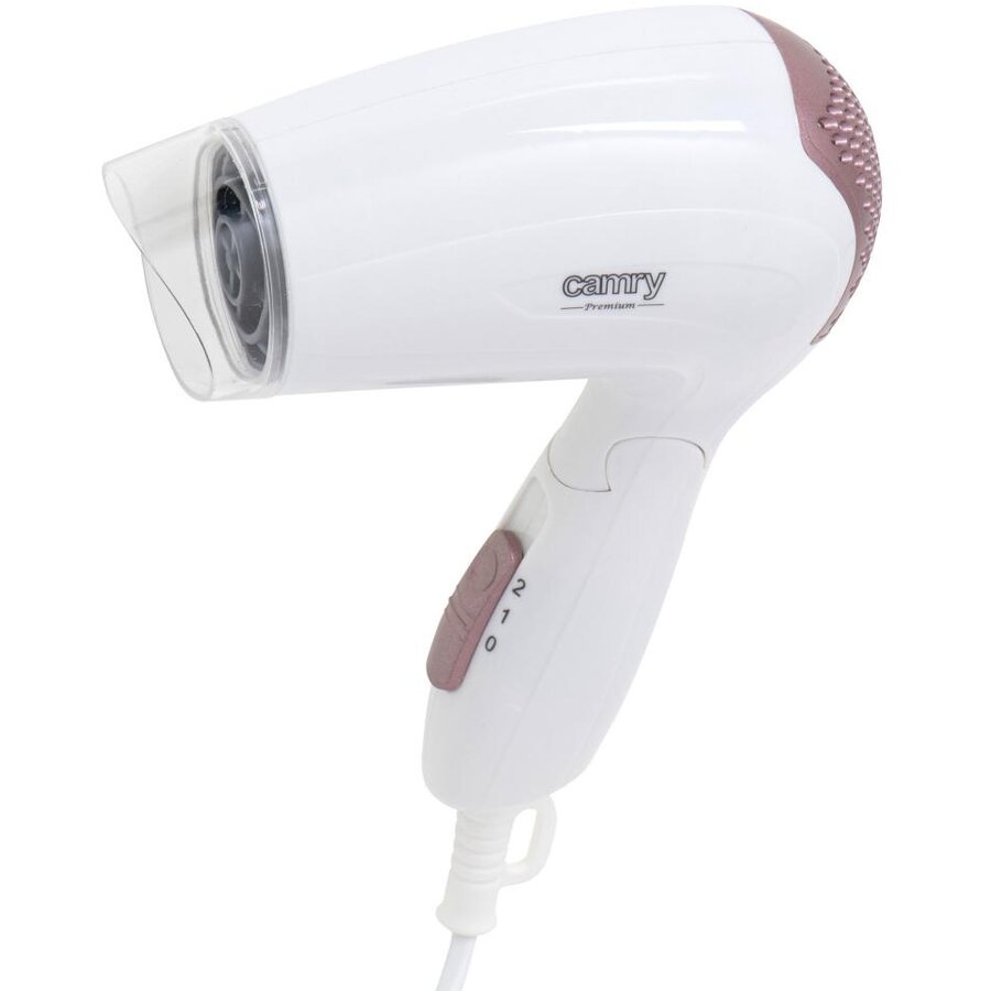 Uscator de Par de Calatorie CR2254 Pliabil Compact 2 Niveluri de Temperatura si de Viteza Concentrator Aer 1200W Alb