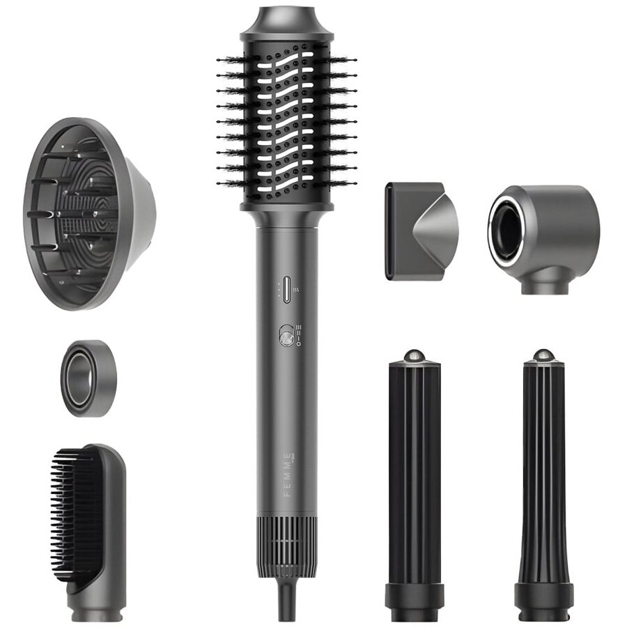 Uscator de Par Femme 7 in 1 PRO HD4 Negru