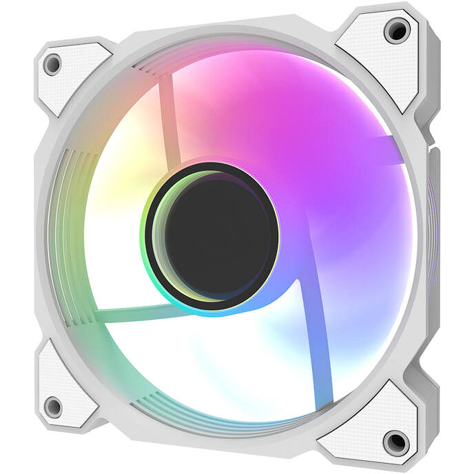 Ventilator Carcasa DR08 3in1  30dBA  59.1CFM 1600RPM ARGB Alb