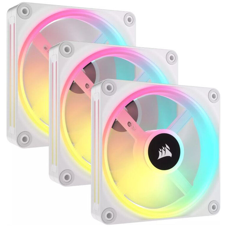Ventilator Carcasa x3 iCUE LINK QX120  RGB 120mm Alb