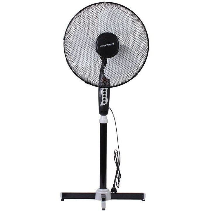 Ventilator cu Picior EHF001KE Hurricane 3 Viteze 50W Negru / Gri