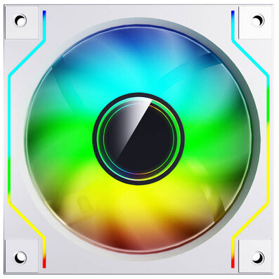 Ventilator de Calculator DM20 56cfm 4Pin + ARGB Alb