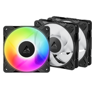 Ventilator P12 Pro A-RGB Kit 3 120mm PWM 600 - 3000rpm Negru