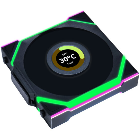 Ventilator UNI SL Wireless 120MM ARGB Max 2000RPM Negru