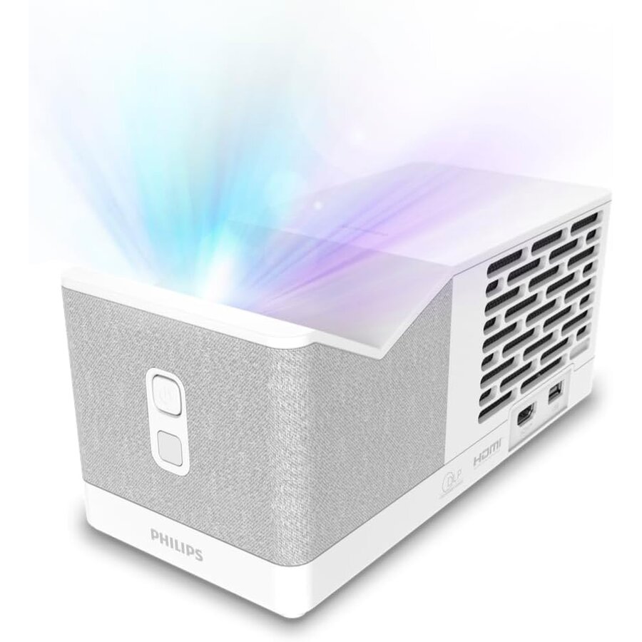 Videoproiector Screeneo UL5 Smart 550 1080p Wi-Fi 2.4GHz + 5GHz Bluetooth 4.2 Alb