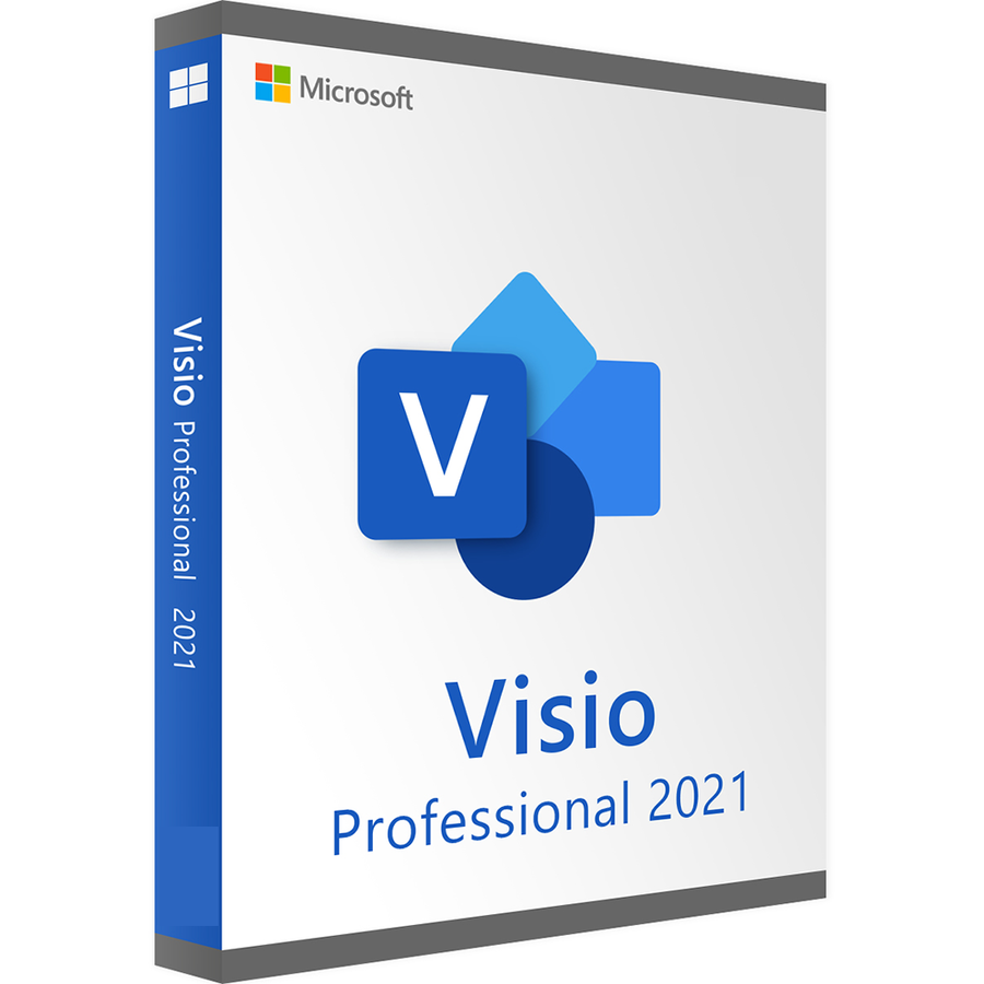Visio Professional 2021 Multilanguage Windows ISO Retail lIcenta Digitala