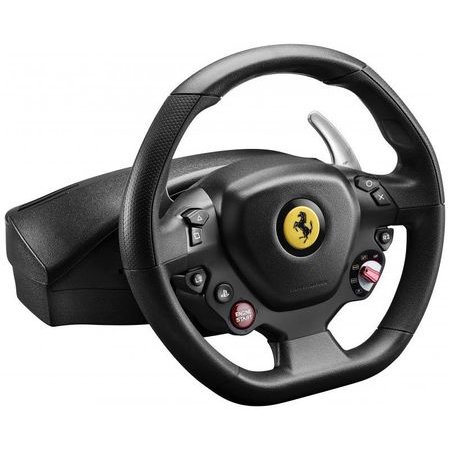Volan gaming 4160672 T80 Ferrari 488 GTB Edition PC PS4 USB Negru