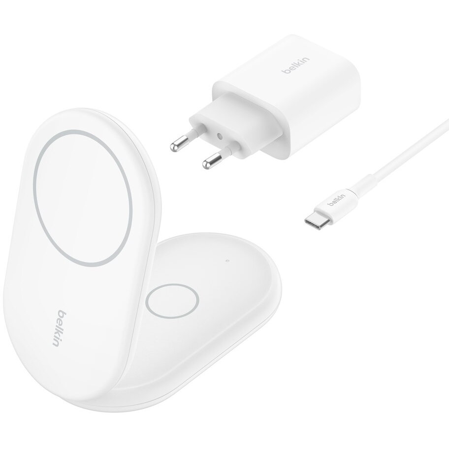  BoostCharge Headphones, Smartphone White USB Wireless charging Fast charging Indoor