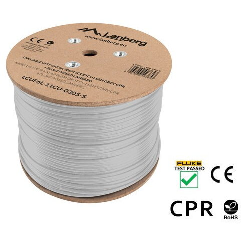 Cablu retea U/FTP Cat 6A 305m Silver