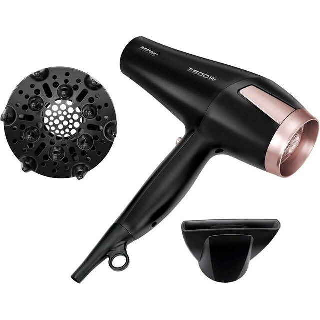  MSW-24 Hair dryer 2500 W Black, Pink