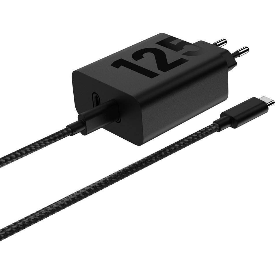  TurboPower 125W Duo Charger Universal Black AC Fast charging Indoor