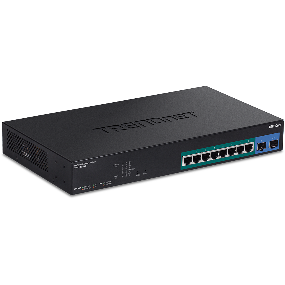 10-Port Gigabit Web Smart PoE+ 
