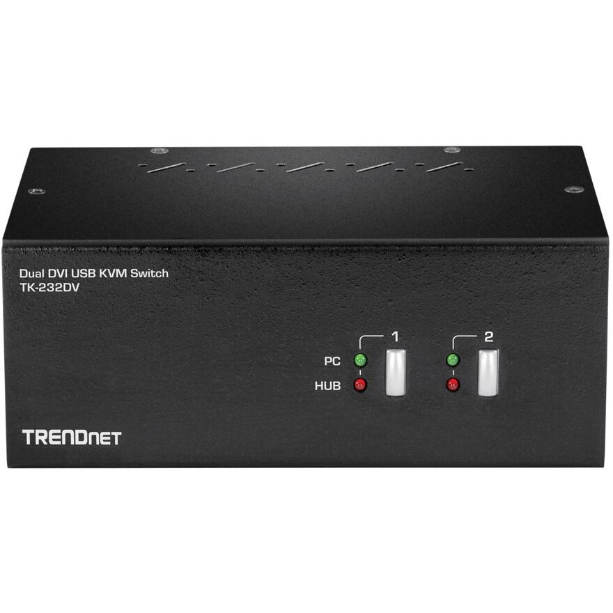 2-Port DVI USB mit Audio USB 2.0 Hub