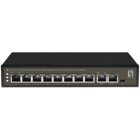 8x FE FGP-1031 2xGE 120W  8xPoE+