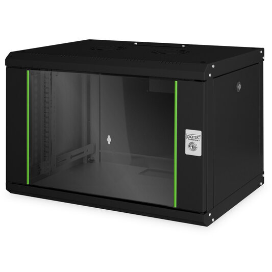 Accesoriu Retea 19inch Wall Cabinet 7HE SoHoline RAL7005 black without tray