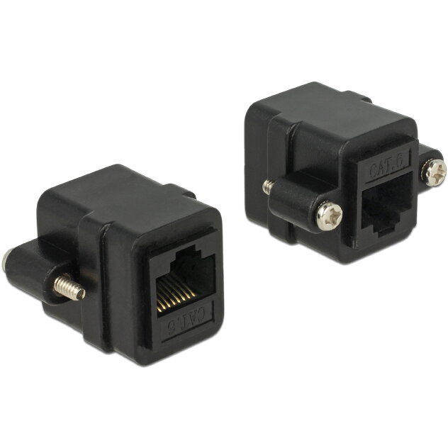 Accesoriu Retea Adapter RJ45 jack > RJ45 jack panel-mount Cat.6 UTP