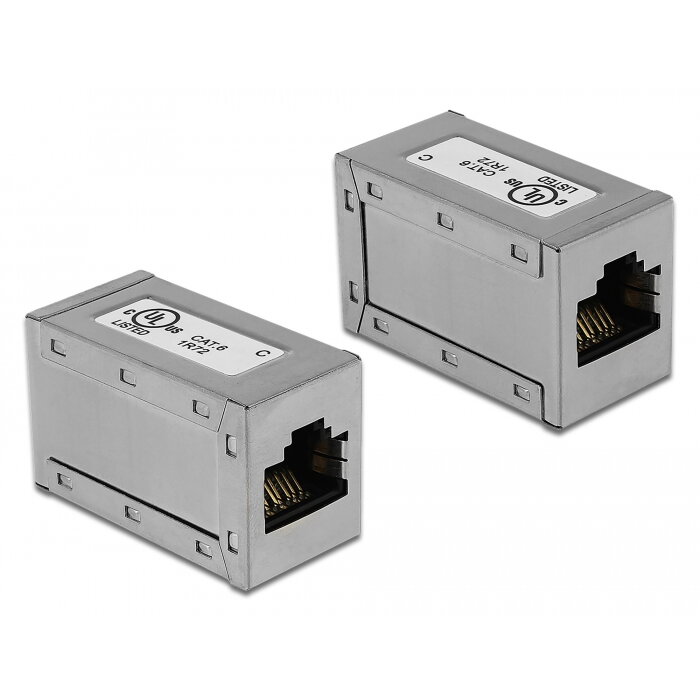 Accesoriu Retea Adaptor mufă RJ45 > mufă RJ45 Cat.6 STP