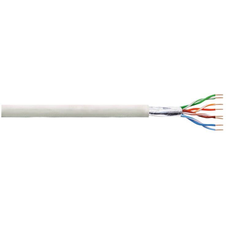 Accesoriu Retea Cablu Retea RJ45  F/UTP Cat5e 100.00m Alb