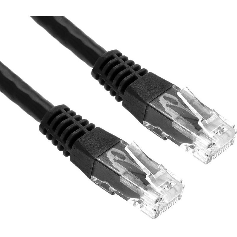 Patchcord UTP Cat5e 10m Black