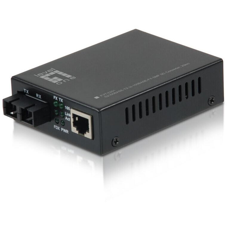 Accesoriu Retea Convertor FVT-2201 10/100TX>100FX SC SMF 20km