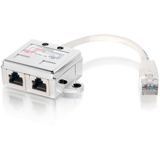 Accesoriu Retea Equip RJ45 splitter 8P8C plug -> 2 X 8P4C jack shielded 15cm cable