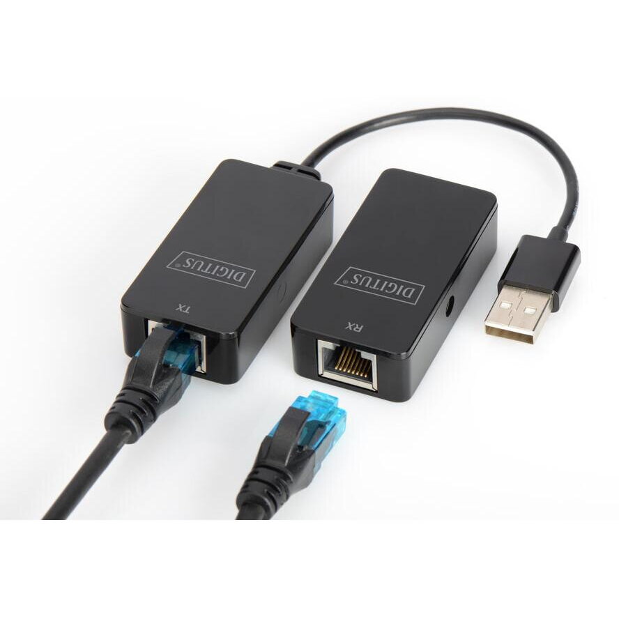 Accesoriu Retea Extender USB   Cat5/5e/6 (UTP, STP o. SFP) bis 50m