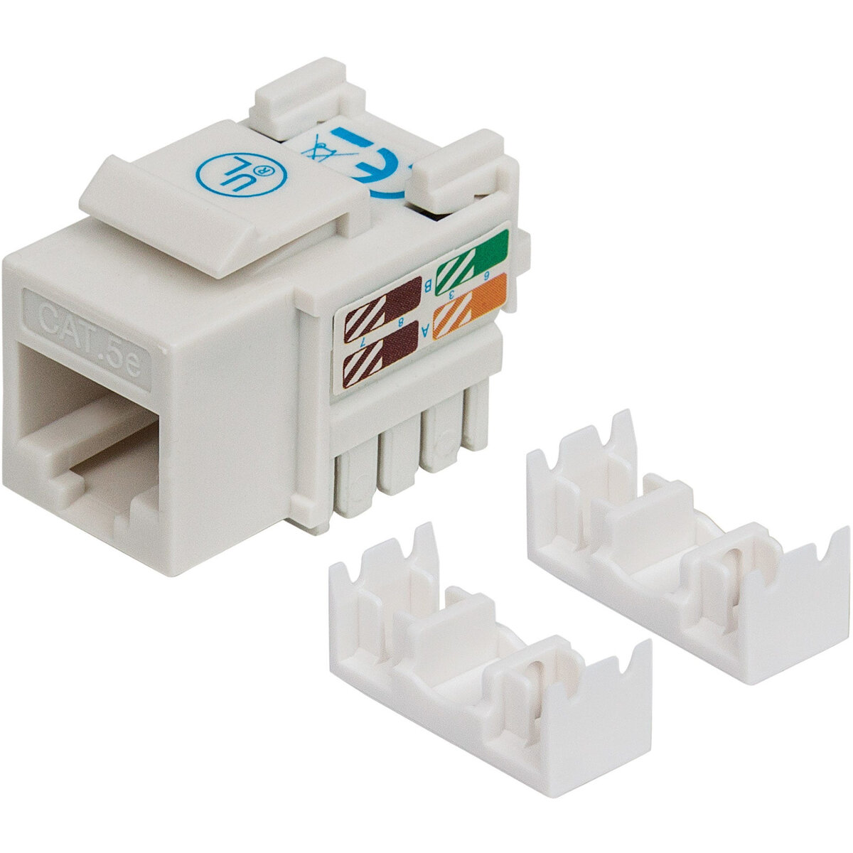 Accesoriu Retea Keystone Jack, Cat5e, UTP, Punch-down, White