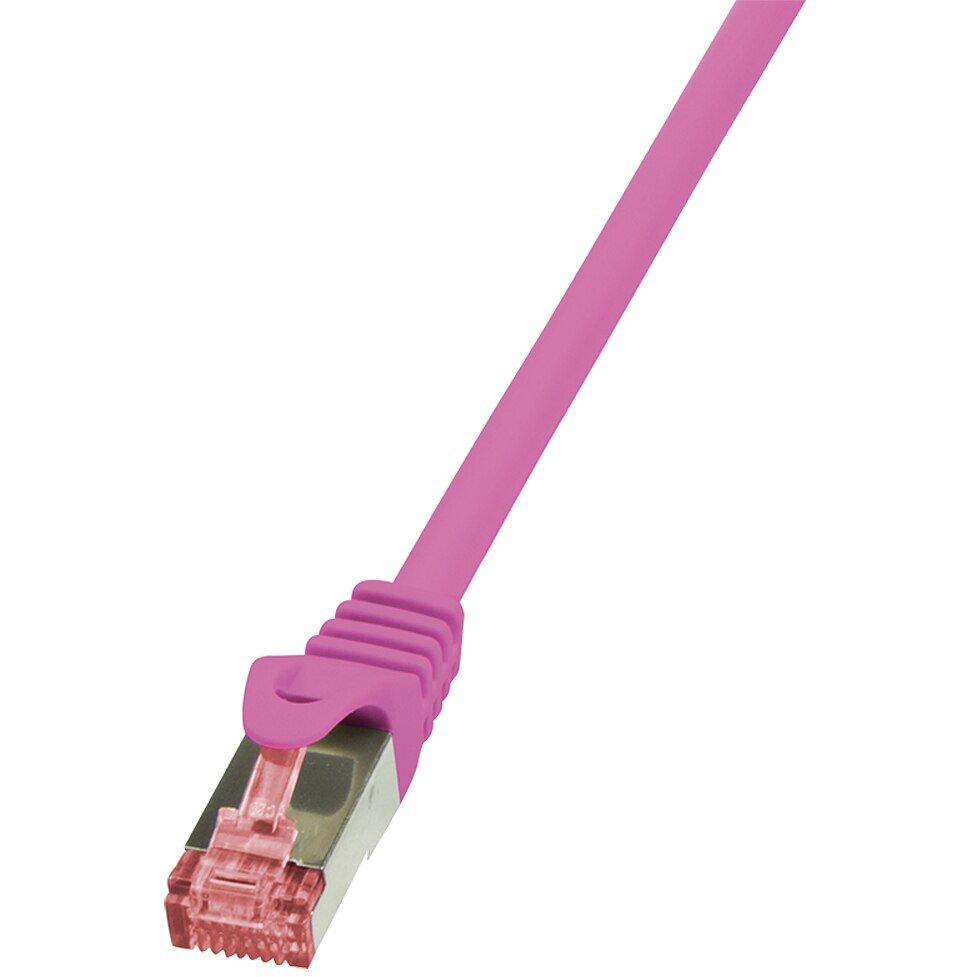 Cablu retea Patchcord Cat 6 S/FTP PIMF PrimeLine 5m roz