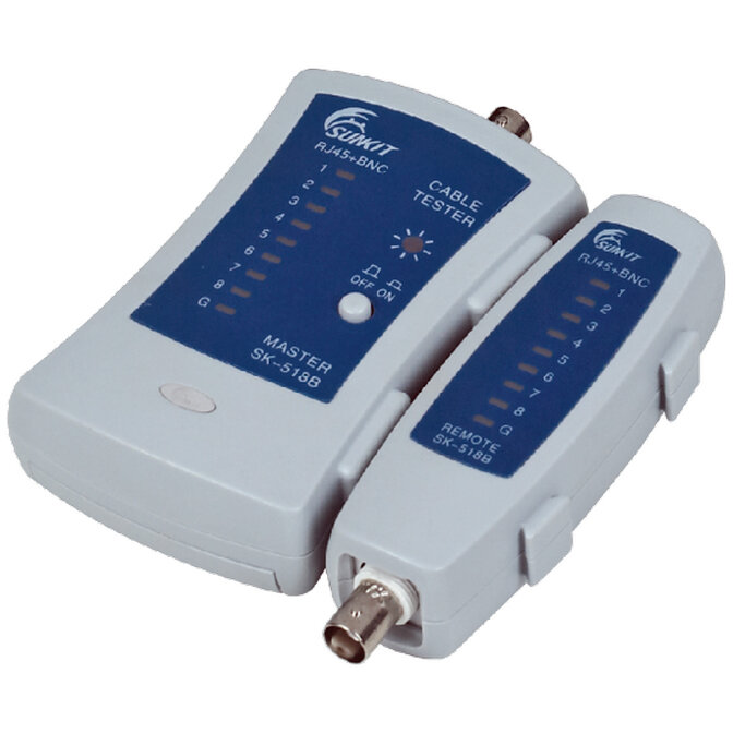 Accesoriu Retea NI007 network cable tester PoE tester Blue,Grey