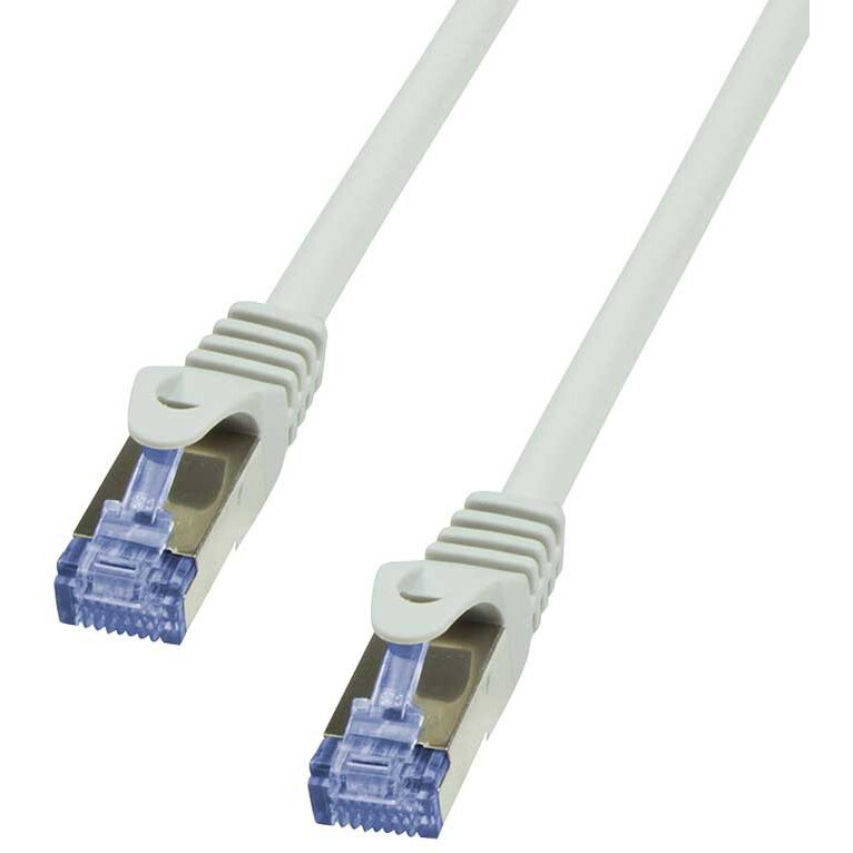 Accesoriu Retea Patchcord Cat.6A 10G S/FTP PIMF PrimeLine 1,5m grey