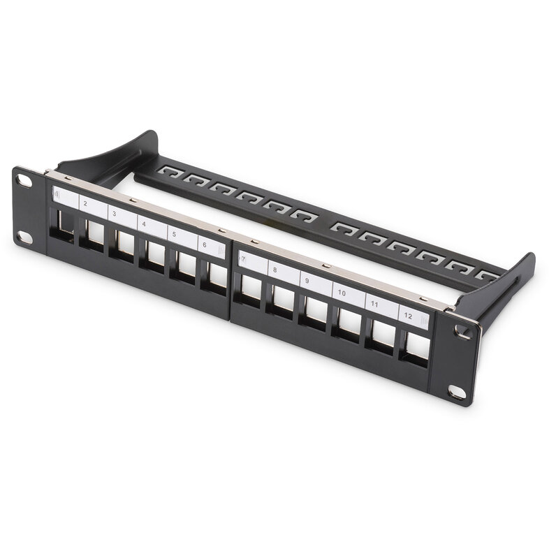 Accesoriu Retea Professional DN-91420 - patch panel (blank) - 1U - 10