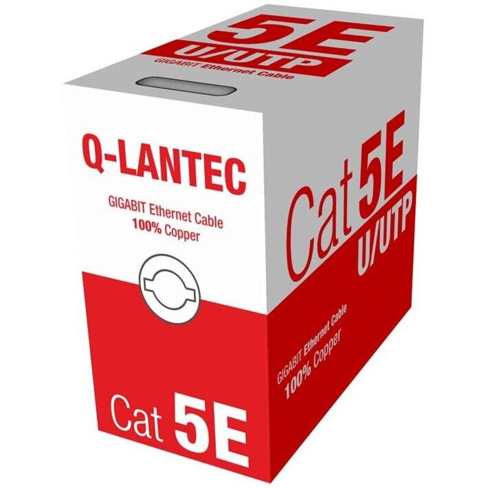 Accesoriu Retea Q-LANTEC KIU5OUTS305Q Cablu Retea 305 m Cat5e U/UTP (UTP) Negru