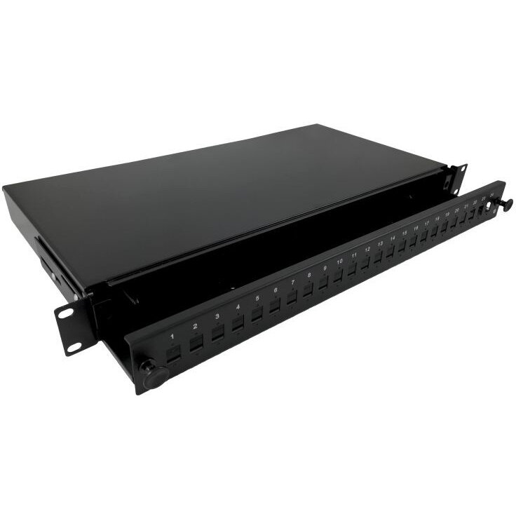 Accesoriu Retea Splice Box telescopic 24xSC simplex 24xLC duplex 19 1U