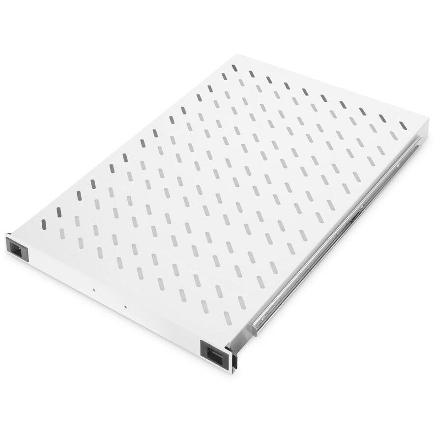 Accesoriu Retea Suport Indoit Inferior 1HE 30x483x720mm Pana la  65kg Gri Extensibilar