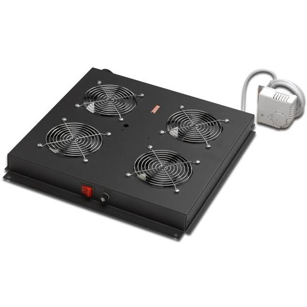 Accesoriu Retea Ventilator Superior Unique/Dynamic 4 Ventilatoare Negru
