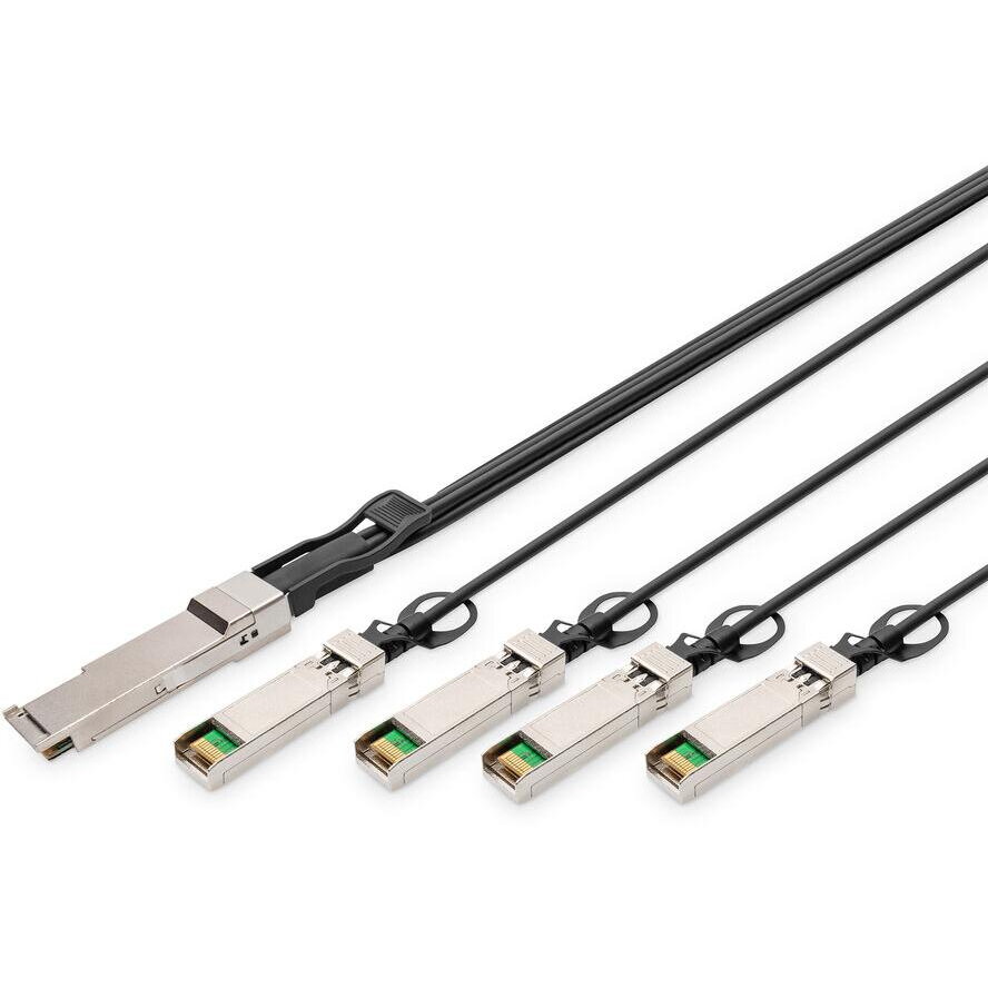 Accesoriu server QSFP+ 40G 4XSFP+ 5 m DAC Cable, 3m, Negru