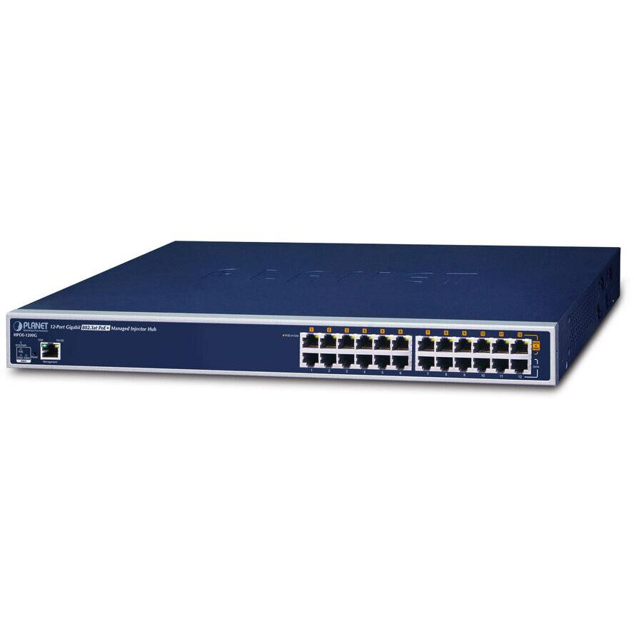 Accesoriu Switch 12-Port Gigabit IEEE 802.3at High Power Injector