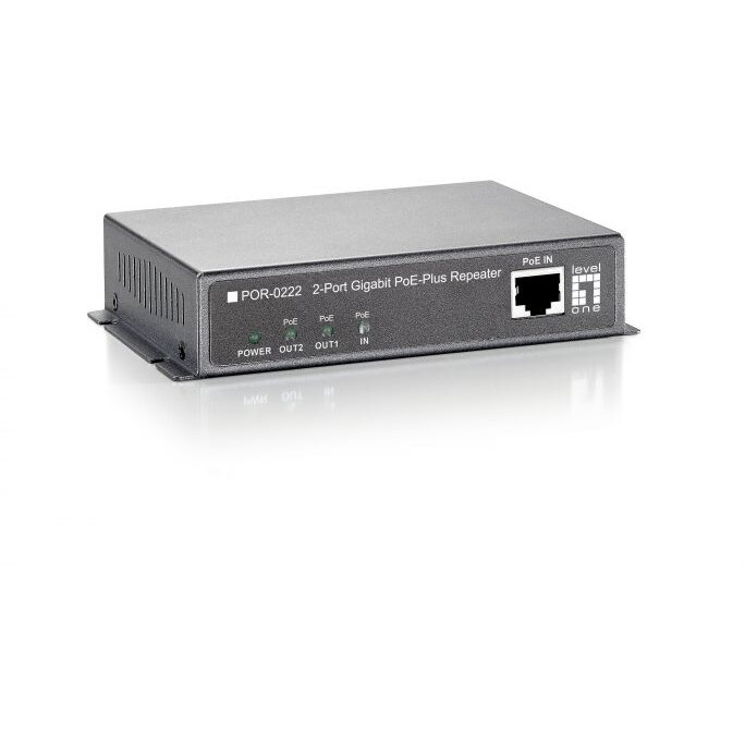 Accesoriu Switch 2x GE PoE-Repeater POR-0222        PoE