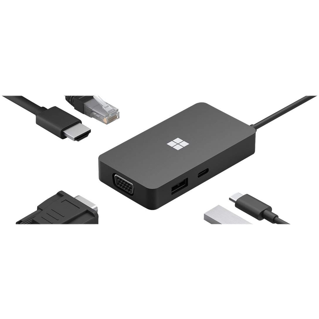 Accesoriu Tableta MS Surface USB-C Travel Hub COMM DA/FI/NO/SV Hdwr Black