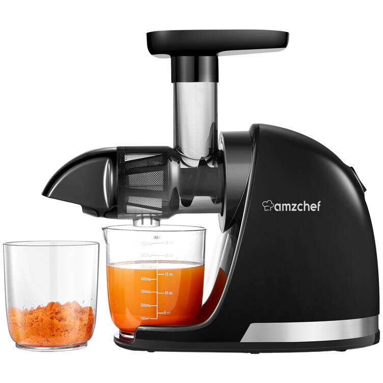 AMZCHEF Slow Juicer ZM1501-BK-SM (Black)