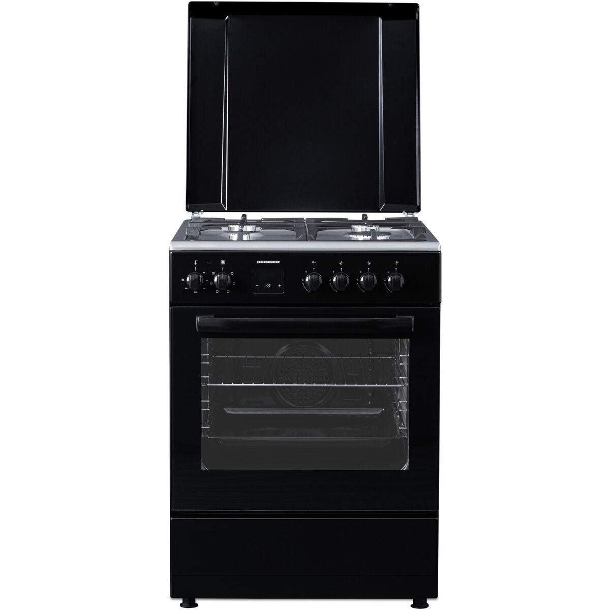 Aragaz Mixt HFSC-S66FDCC-IBK 4 Arzatoare Negru