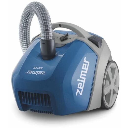 Aspirator cu sac Antek ZVC3502N, 900W, 3.5L, filtru HEPA, marsupiu pentru depozitare accesorii, sac comaptibil ZVCA111B, Albastru