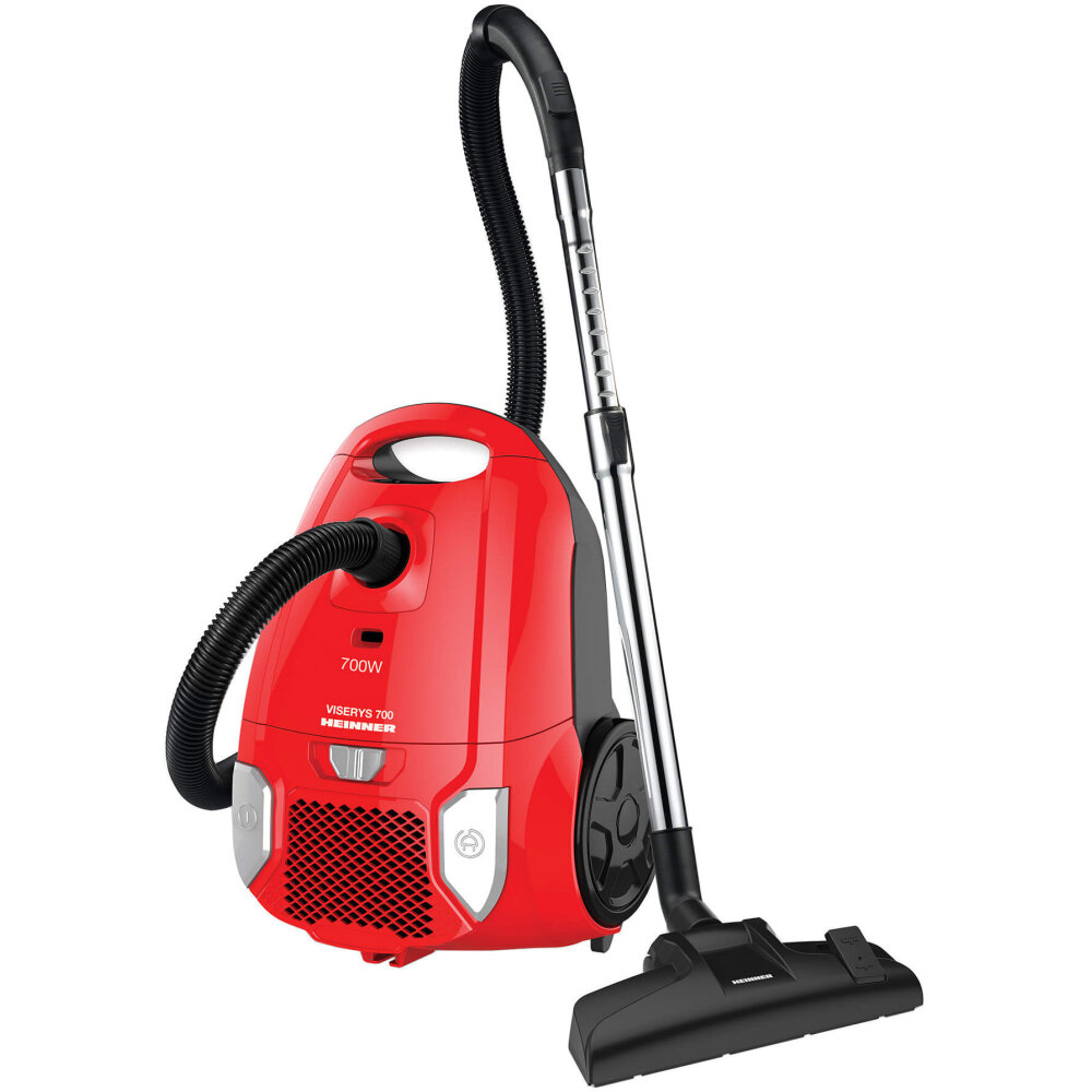 Aspirator cu sac HVC-MRD1400 Viserys 700W 170W 3 litri Rosu